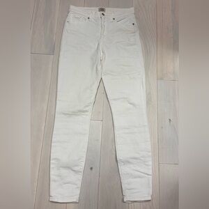 J. Crew Women’s White Skinny Jeans